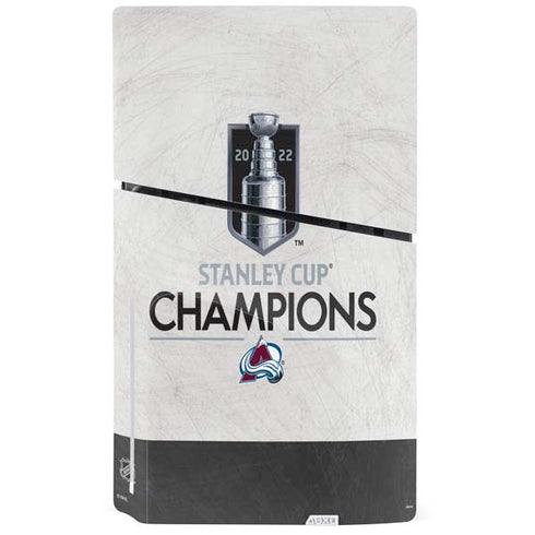 NHL 2022 Stanley Cup Champions Avalanche PS5 Slim Disk Console Skin