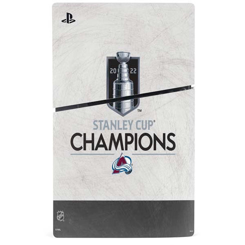 NHL 2022 Stanley Cup Champions Avalanche PS5 Slim Digital Edition Bundle Skin