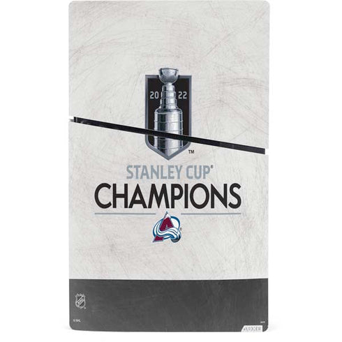 NHL 2022 Stanley Cup Champions Avalanche PS5 Slim Digital Edition Console Skin