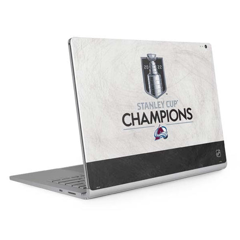 NHL 2022 Stanley Cup Champions Avalanche Surface Book 2 13.5in Skin