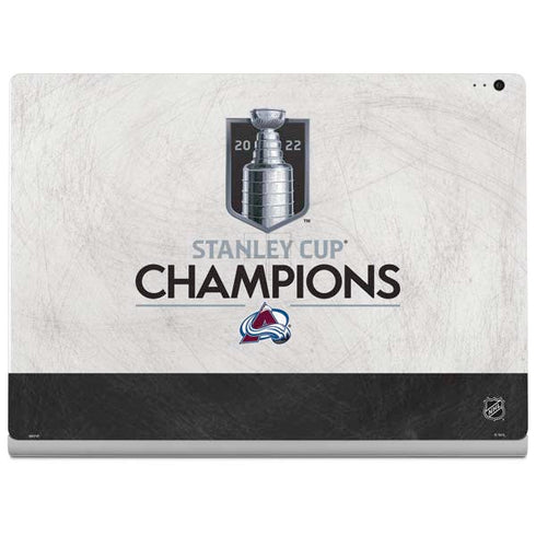 NHL 2022 Stanley Cup Champions Avalanche Surface Book 2 13.5in Skin