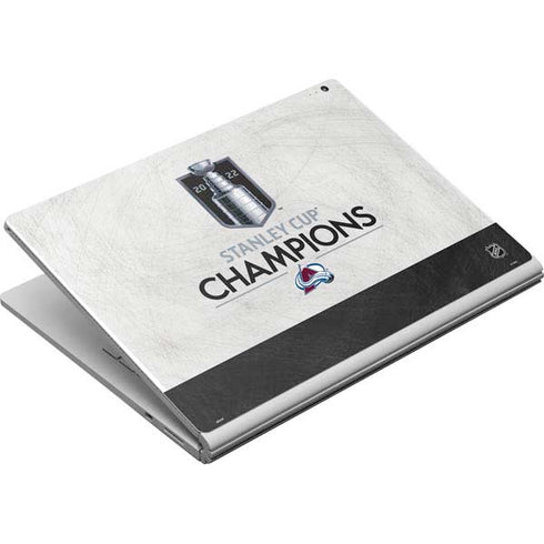 NHL 2022 Stanley Cup Champions Avalanche Surface Book Skin