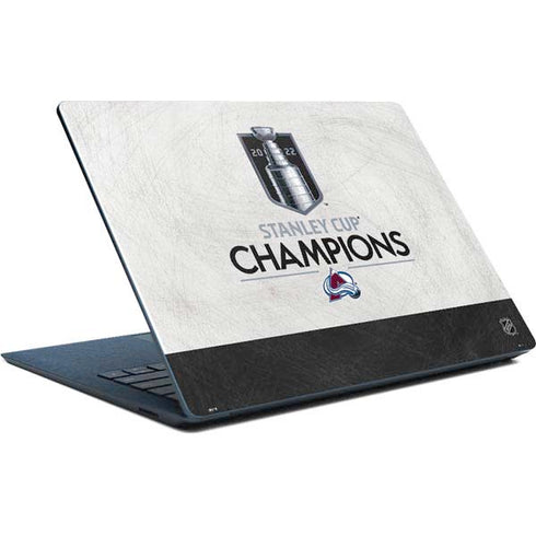 NHL 2022 Stanley Cup Champions Avalanche Surface Laptop Skin