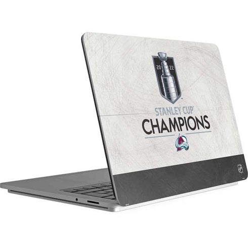 NHL 2022 Stanley Cup Champions Avalanche Surface Laptop Studio Skin