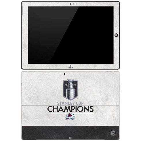 NHL 2022 Stanley Cup Champions Avalanche Surface Pro 3 Skin