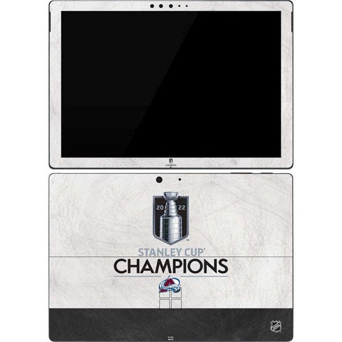 NHL 2022 Stanley Cup Champions Avalanche Surface Pro 7 Skin