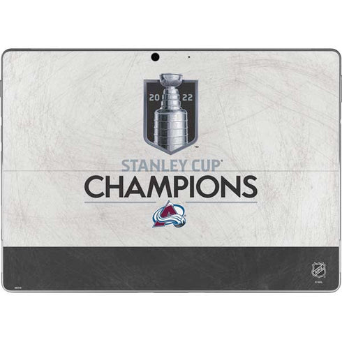 NHL 2022 Stanley Cup Champions Avalanche Surface Pro 9 Skin