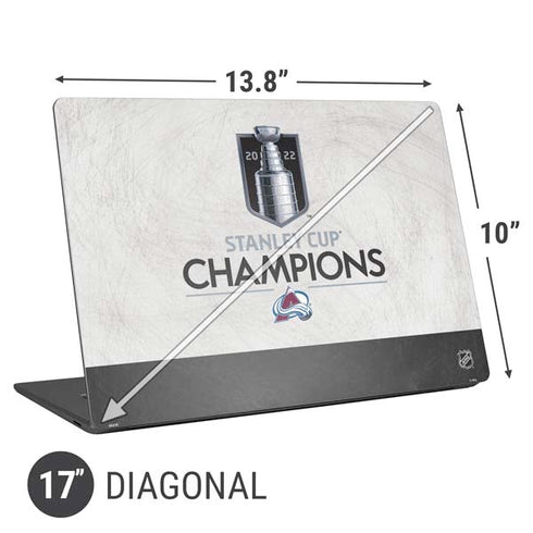 NHL 2022 Stanley Cup Champions Avalanche Universal Laptop 17in (13.8 x 10in) Skin