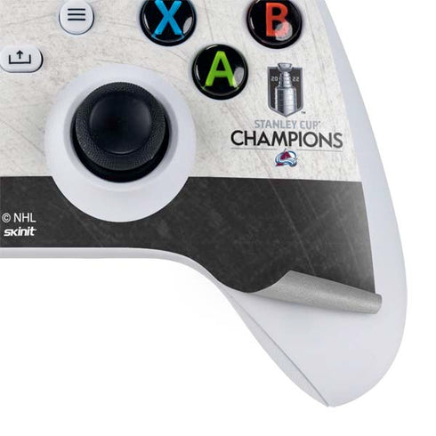 NHL 2022 Stanley Cup Champions Avalanche Xbox Series S Controller Skin