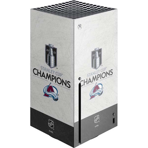 NHL 2022 Stanley Cup Champions Avalanche Xbox Series X Console Skin