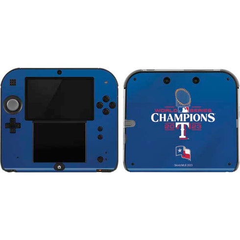 2023 World Series Champions Texas Rangers Nintendo 2DS Skin