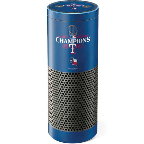 2023 World Series Champions Texas Rangers Amazon Echo Skin