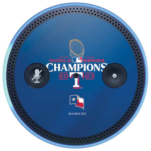 2023 World Series Champions Texas Rangers Amazon Echo Skin