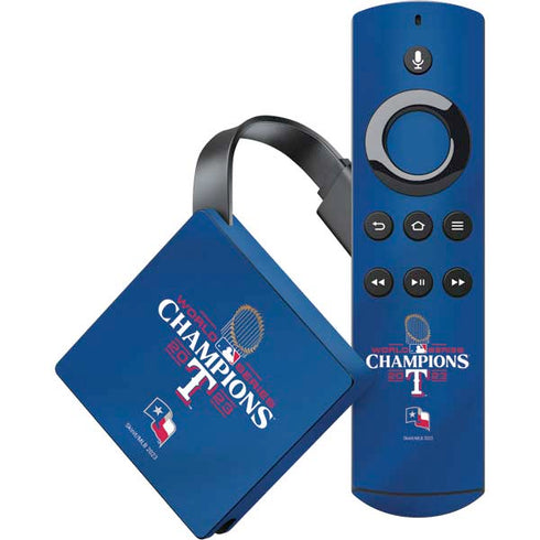2023 World Series Champions Texas Rangers Amazon Fire TV Skin