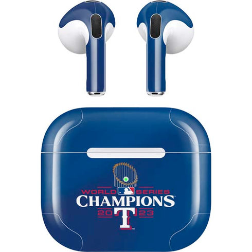 2023 World Series Champions Texas Rangers Apple AirPods (3rd Gen 2021) Skin