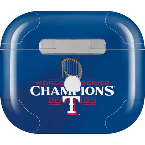 2023 World Series Champions Texas Rangers Apple AirPods (3rd Gen 2021) Skin