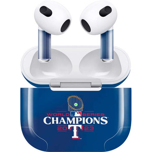 2023 World Series Champions Texas Rangers Apple AirPods (3rd Gen 2021) Skin