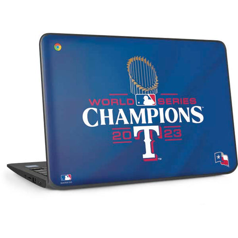 2023 World Series Champions Texas Rangers HP Chromebook Skin
