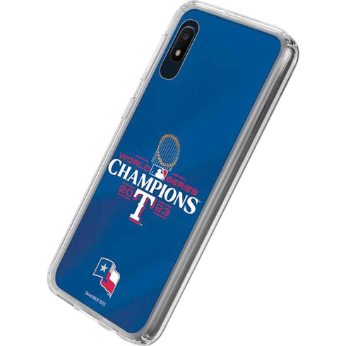 2023 World Series Champions Texas Rangers Galaxy A10e Clear Case