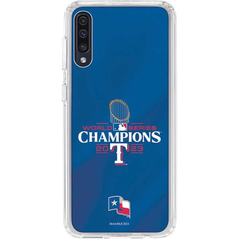 2023 World Series Champions Texas Rangers Galaxy A50 Clear Case