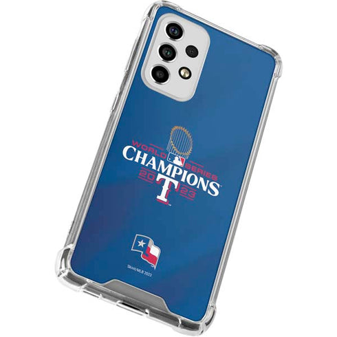 2023 World Series Champions Texas Rangers Galaxy A53 5G Clear Case