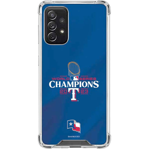 2023 World Series Champions Texas Rangers Galaxy A72 5G Clear Case
