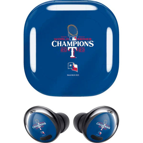 2023 World Series Champions Texas Rangers Galaxy Buds Pro Skin