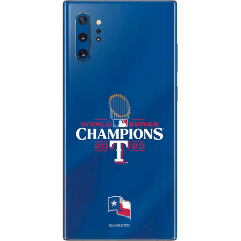 2023 World Series Champions Texas Rangers Galaxy Note 10 Plus Skin