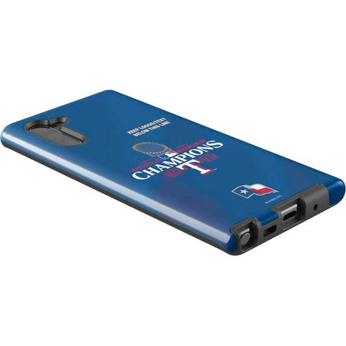 2023 World Series Champions Texas Rangers Galaxy Note 10 Pro Case