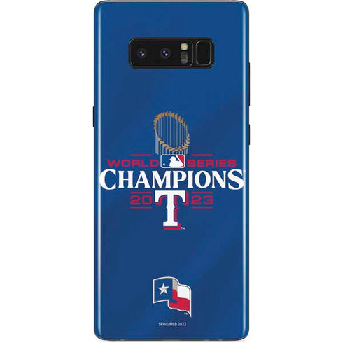 2023 World Series Champions Texas Rangers Galaxy Note 8 Skin