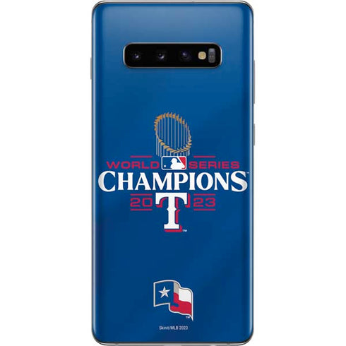 2023 World Series Champions Texas Rangers Galaxy S10 Plus Skin