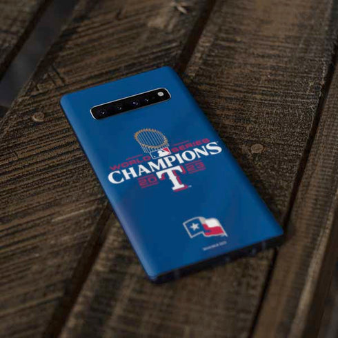 2023 World Series Champions Texas Rangers Galaxy S10 Plus Skin