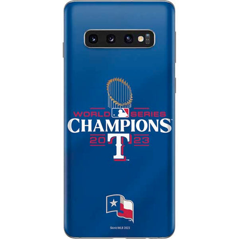 2023 World Series Champions Texas Rangers Galaxy S10 Skin