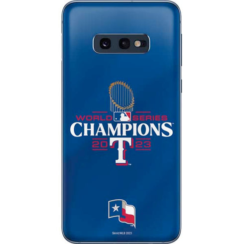 2023 World Series Champions Texas Rangers Galaxy S10e Skin