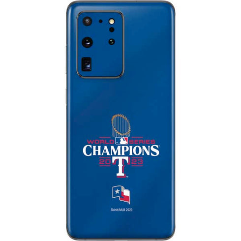 2023 World Series Champions Texas Rangers Galaxy S20 Ultra 5G Skin