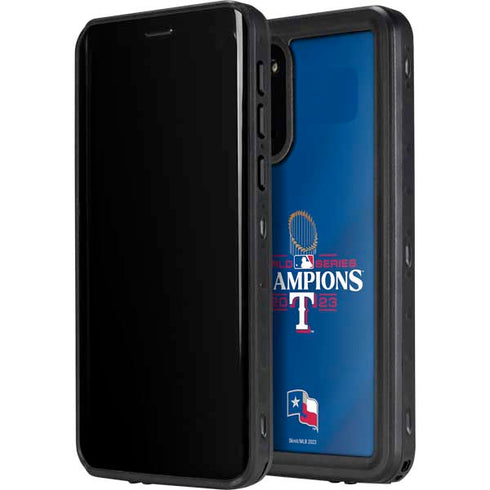 2023 World Series Champions Texas Rangers Galaxy S20 Waterproof Case