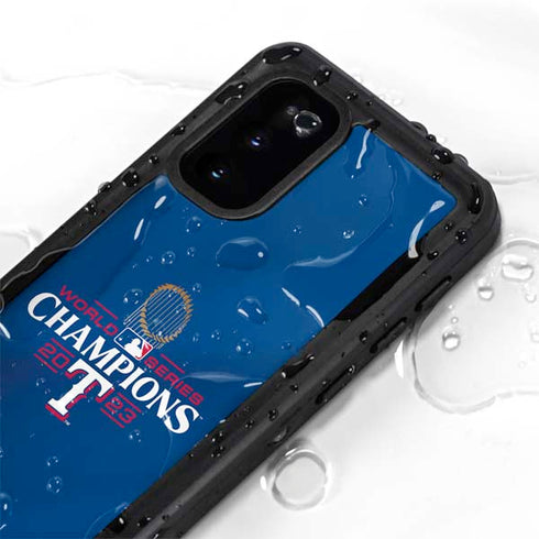 2023 World Series Champions Texas Rangers Galaxy S20 Waterproof Case
