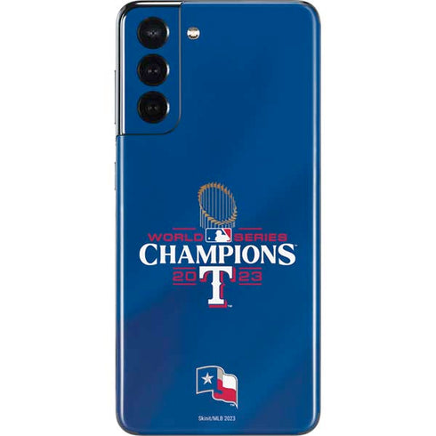 2023 World Series Champions Texas Rangers Galaxy S21 5G Skin