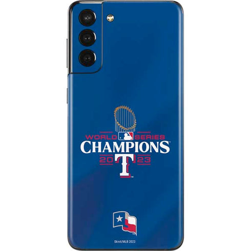 2023 World Series Champions Texas Rangers Galaxy S21 Plus 5G Skin