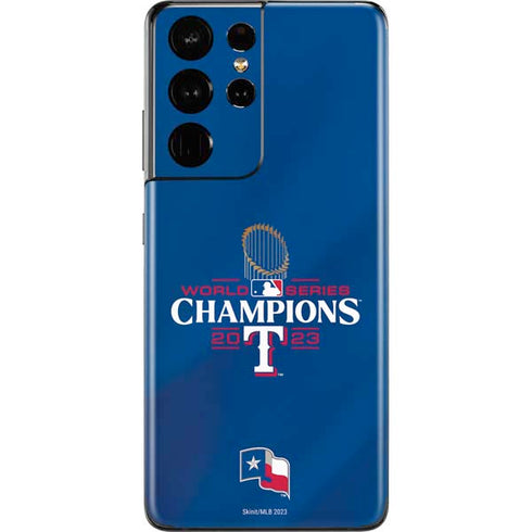 2023 World Series Champions Texas Rangers Galaxy S21 Ultra 5G Skin
