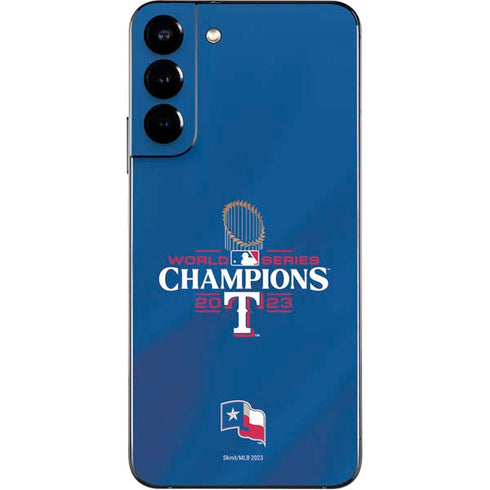 2023 World Series Champions Texas Rangers Galaxy S22 Plus Skin
