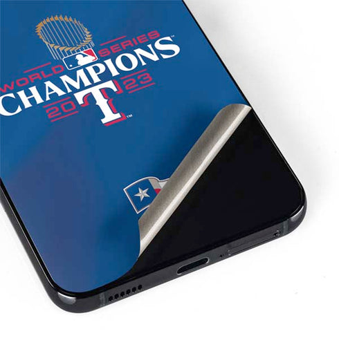 2023 World Series Champions Texas Rangers Galaxy S22 Plus Skin