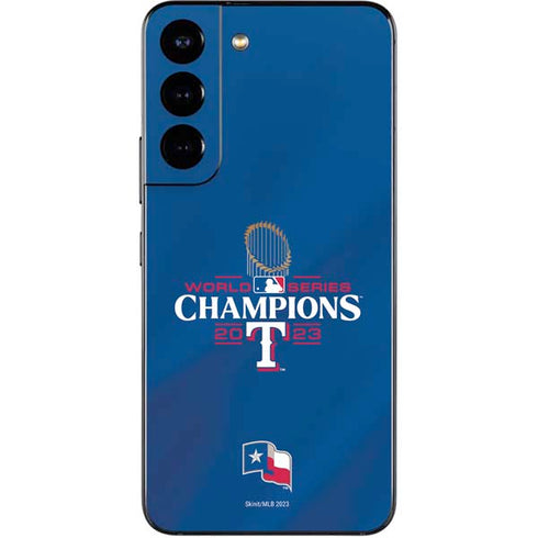 2023 World Series Champions Texas Rangers Galaxy S22 Skin