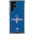 2023 World Series Champions Texas Rangers Galaxy S22 Ultra Clear Case