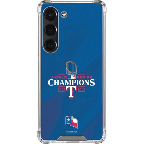 2023 World Series Champions Texas Rangers Galaxy S23 Clear Case