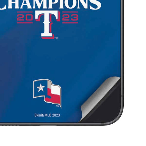 2023 World Series Champions Texas Rangers Galaxy S23 Plus Skin