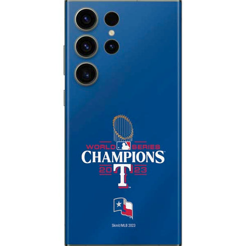 2023 World Series Champions Texas Rangers Galaxy S23 Ultra Skin