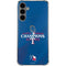 2023 World Series Champions Texas Rangers Galaxy S24 Plus Clear Case