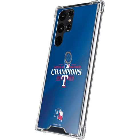 2023 World Series Champions Texas Rangers Galaxy S24 Ultra Clear Case