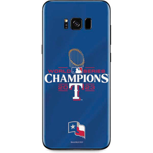 2023 World Series Champions Texas Rangers Galaxy S8 Plus Skin